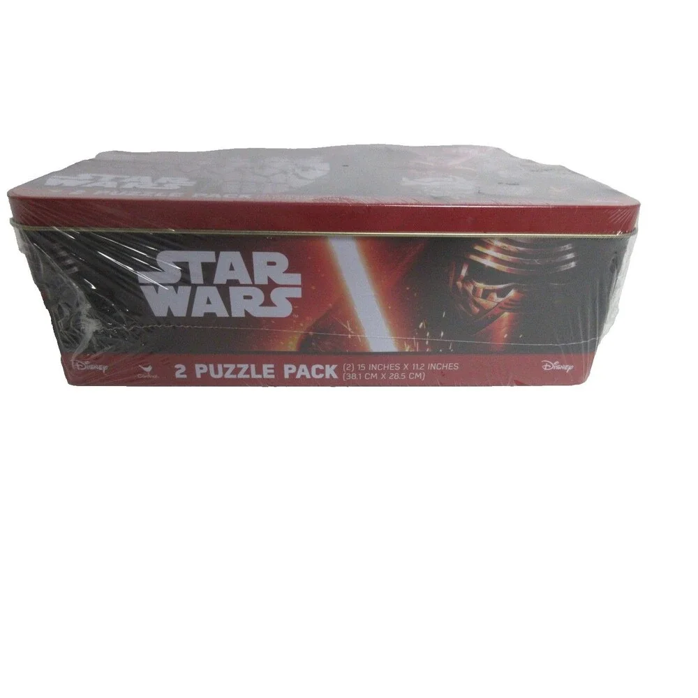 Star Wars The Force Awakens 100 Piece 2 Puzzle Pack Disney Cardinal Kylo Ren New